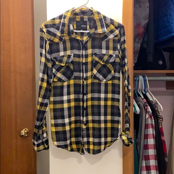 Hurley Tops - Hurley flannel style shirt Hurley Tops - Hurley flannel style shirt